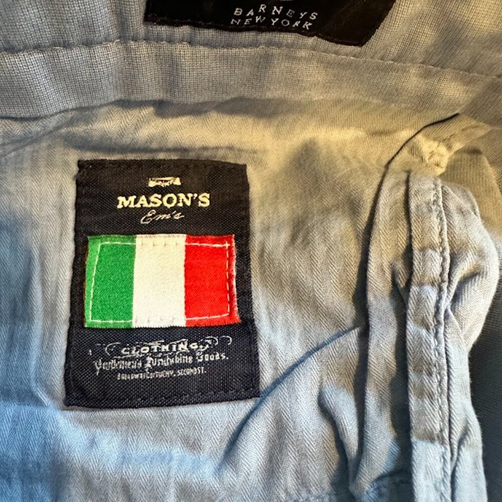 MASON'S CHINO PANTS SIZE 34/35 - Picture 6 of 9